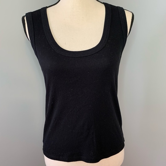 bp Tops - Black ribbed tank top from BP